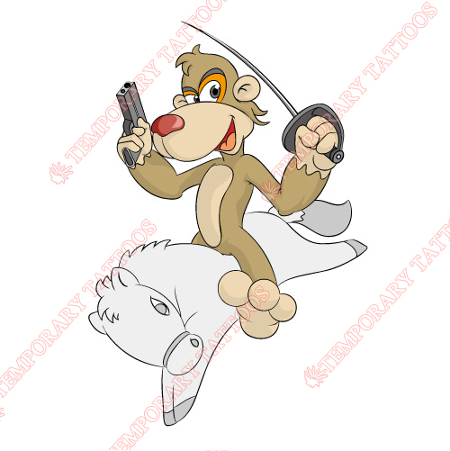 Monkey Customize Temporary Tattoos Stickers NO.8628